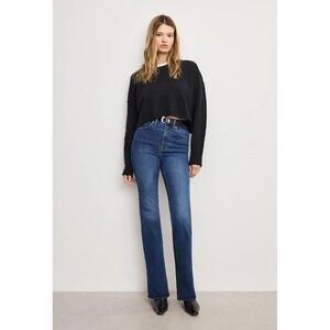 GOOD AMERICAN Good Classic Slim Bootcut Jeans Women's Size 14-18 Indigo